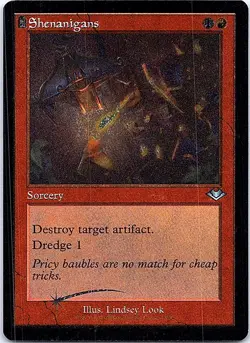 Shenanigans (Retro Frame) (Foil Etched) U Foil MH1 Modern Horizons 18 NM - Image 1