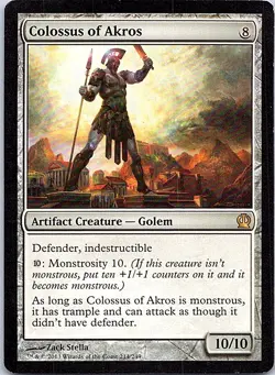 Colossus of Akros R Theros 214 NM - Image 1