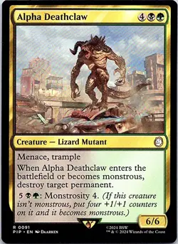 Alpha Deathclaw R PIP Universes Beyond: Fallout 91 NM - Image 1