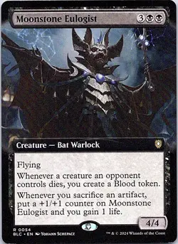 Moonstone Eulogist (Extended Art) R BLC Commander: Bloomburrow 54 NM - Image 1