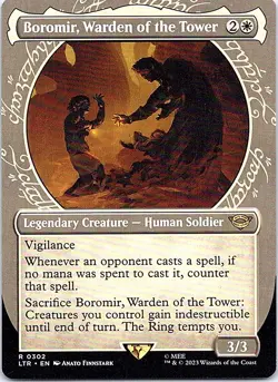Boromir, Warden of the Tower (Showcase) R LTR Universes Beyond: The Lord of the - Image 1