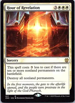 Hour of Revelation R ZNC Commander: Zendikar Rising 17 NM - Image 1