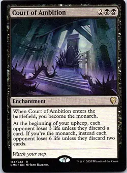Court of Ambition R CMR Commander Legends 114 NM - Image 1