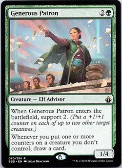 Generous Patron R BBD Battlebond 70 Creature — Elf Advisor - Image 1