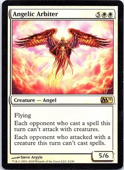 Angelic Arbiter R M11 Magic 2011 (M11) 4 Creature — Angel - Image 1