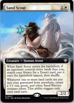 Sand Scout (Extended Art) R Commander: Outlaws of Thunder Junction 47 NM - Image 1