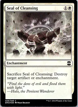 Seal of Cleansing C Foil LIST Eternal Masters 26 NM - Image 1