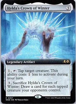 Hylda's Crown of Winter (Extended Art) R WOE Wilds of Eldraine 367 Legen - Image 1