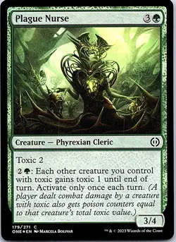 Plague Nurse C Foil EVE Phyrexia: All Will Be One 179 NM - Image 1
