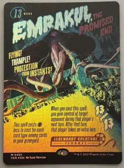 Emrakul, The Promised End MtG SHOWCASE FOIL Innistrad Remastered In hand! - Image 1