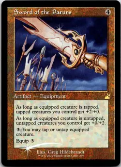 Sword of the Paruns (Retro Frame) R Ravnica Remastered Foil 395 NM - Image 1