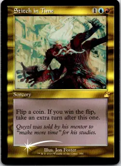 Stitch in Time (Retro Frame) R Ravnica Remastered Foil 384 NM - Image 1