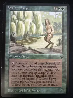 MTG Willow Satyr Legends - LP - Magic The Gathering - Image 1