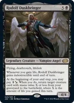 MTG English Rodolf Duskbringer NM Normal Jumpstart 2022 - Image 1