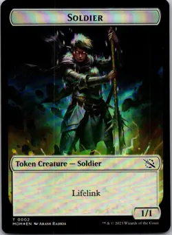 Soldier // Knight Double-Sided Token T Foil March of the Machine 2 // 10 LP-NM - Image 1