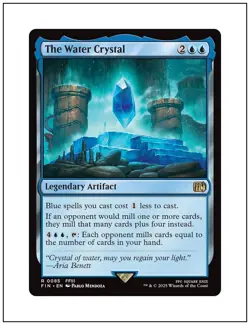 The Water Crystal, Final Fantasy, Magic the Gathering MTG NM - Image 1