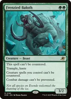 MTG Frenzied Baloth - Foil - Promo Pack, Promo Pack, Lightly Played, English - Image 1
