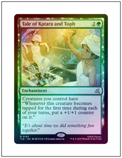 Tale of Katara and Toph, Foil, Avatar, Magic MTG NM - Image 1