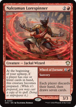 MTG Magic 1x Naktamun Lorespinner (M/NM) Commander Secrets of Strixhaven - Image 1
