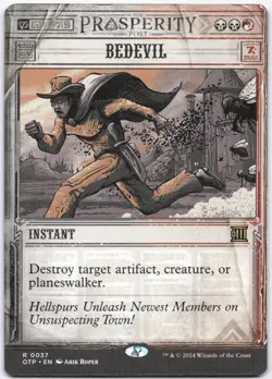 Bedevil R Outlaws of Thunder Junction: Breaking News 37 NM - Image 1