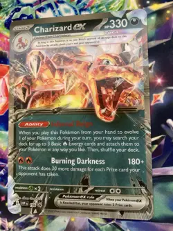 Charizard ex 196 054/091 Promo Jumbo Oversized Lenticular Card - Image 2
