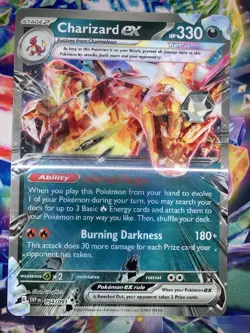 Charizard ex 196 054/091 Promo Jumbo Oversized Lenticular Card - Image 5