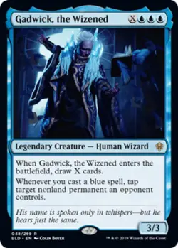 x1 Gadwick, the Wizened R MTG Throne of Eldraine M/NM, English - Image 1