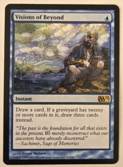Visions of Beyond - Core Set 2012 (M12) Regular MTG Magic the Gathering NM - Image 1