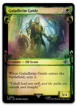 Galadhrim Guide (Showcase Scrolls) #619 (Foil) NM Lord of the Rings Magic MTG - Image 1