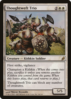 Thoughtweft Trio #44 (MP) Lorwyn LRW Magic MTG - Image 1