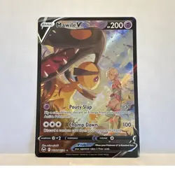 Pokemon TCG Mawile V TG17/TG30 Silver Tempest Ultra Rare Holo 200 HP Chomp Down - Image 1