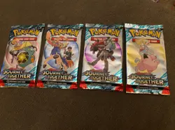 X4 Pokemon Journey Together Booster Packs (Full Art Set) *SEALED* - Image 1