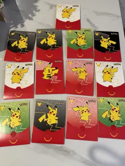 NEW SEALED McDonalds X Pokemon 25th Anniversary X13 Sealed Booster Packs Ed 2021 - Image 1