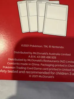 NEW SEALED McDonalds X Pokemon 25th Anniversary X13 Sealed Booster Packs Ed 2021 - Image 3