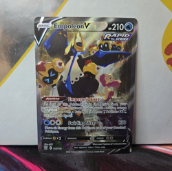 Pokemon TCG Empoleon V Ultra Rare Holo Full Art Rapid Strike 146/163 210 HP - Image 1