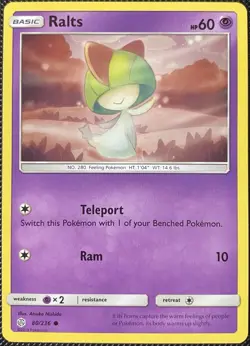 Ralts 80/236 Sm-Cosmic Eclipse Regular - Pokemon Card - Image 1