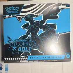 Pokemon TCG Scarlet & Violet: Black Bolt - Elite Trainer Box ETB - SEALED New - Image 1