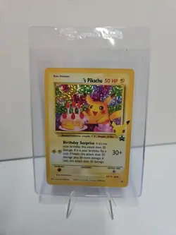 Pokemon TCG Birthday Pikachu #24 Celebrations Classic Collection Holo Rare 25 - Image 1