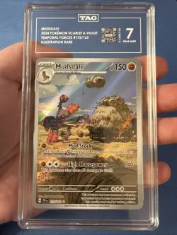 Mudsdale 175/162 Illustration Rare 2024 Pokemon Temporal Forces TAG 7 Near Mint - Image 3