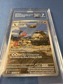 Mudsdale 175/162 Illustration Rare 2024 Pokemon Temporal Forces TAG 7 Near Mint - Image 4