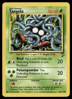 Tangela 96/130 Common Base Set 2 Pokemon Lightly Played - Image 1
