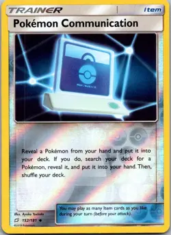 Pokemon Communication Reverse Holo Uncommon SM - Team Up 152/181 Near Mint - Image 1