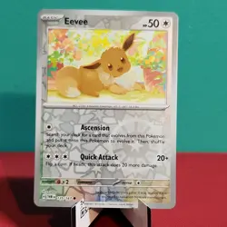 Pokemon Eevee 135/167 Sv06: Twilight Masquerade Reverse Holo Common Basic 50 HP - Image 1