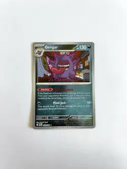 Pokemon TCG Gengar Rare Reverse Holo SV: Scarlet & Violet 151 094/165 Pack Fresh - Image 2