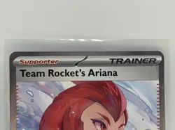 Pokemon Team Rocket's Ariana 237/182 Destined Rivals Holo Rare Trainer - Image 3