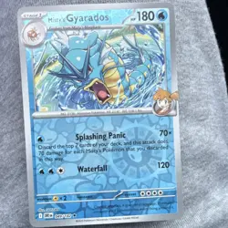 Pokemon Misty's Gyarados 049/182 Sv10 Destined Rivals Rare Holo EN - Image 1