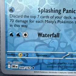 Pokemon Misty's Gyarados 049/182 Sv10 Destined Rivals Rare Holo EN - Image 2