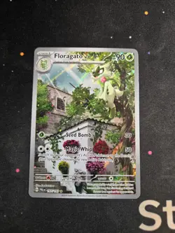 Floragato 197/193 Illustration Rare Paldea Evolved Pokemon NM - Image 1