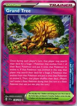 Grand Tree 136/142 ACE SPEC Rare Stellar Crown NM - Image 1