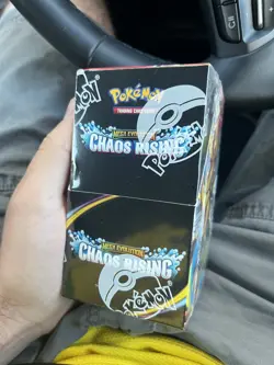 Pokemon TCG Mega Evolution Chaos Rising Half Booster Box SEALED 18 Packs x10 - Image 1